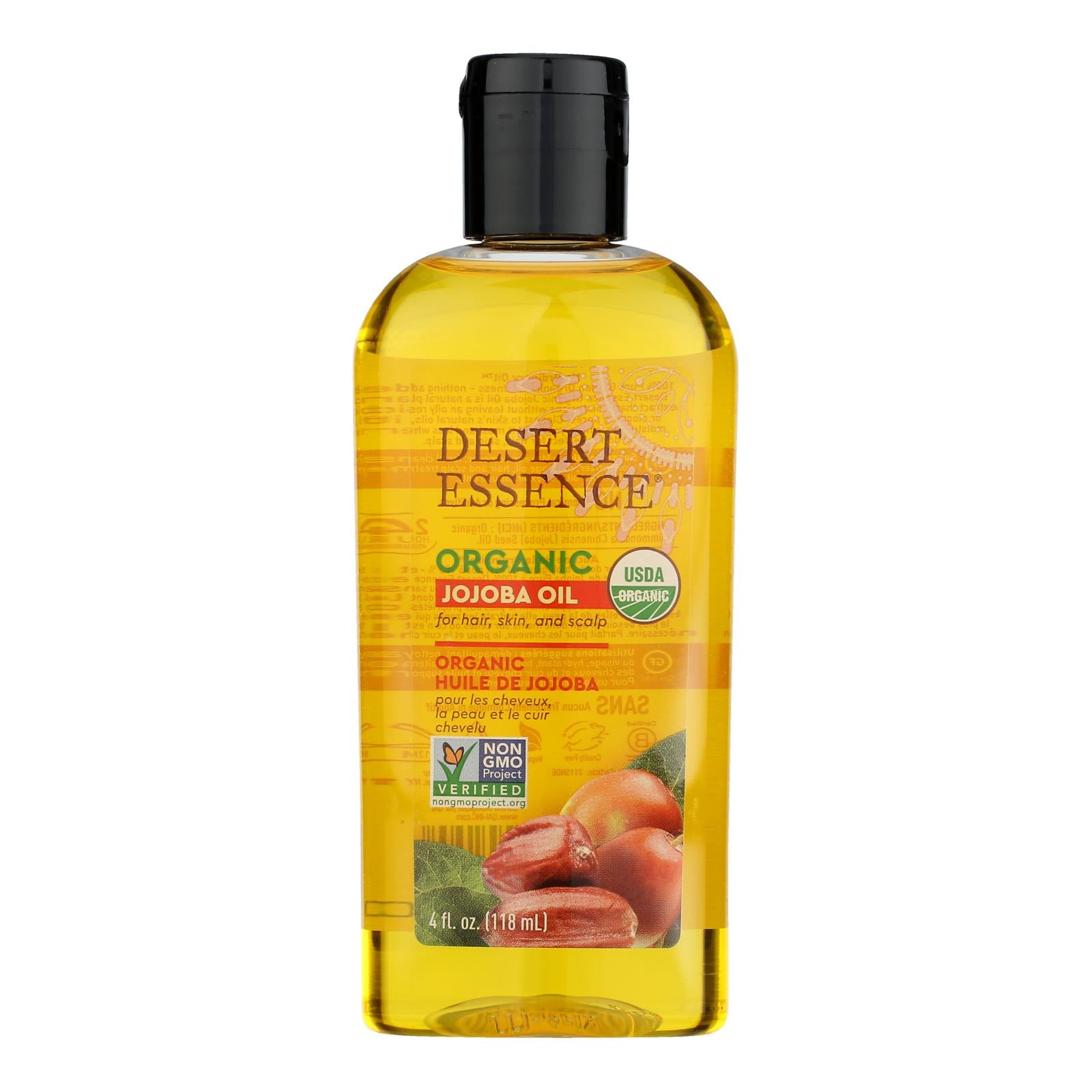 Desert Essence - Jojoba Oil - 4 fl oz