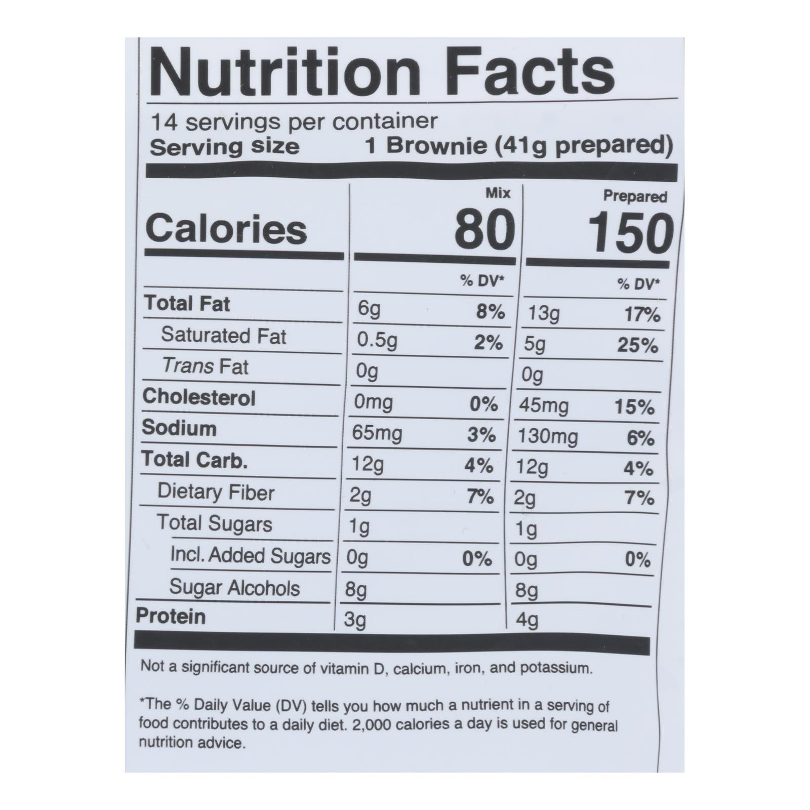 Miss Jones Baking Co - Brownie Mix Keto - Case of 6-10.57 OZ