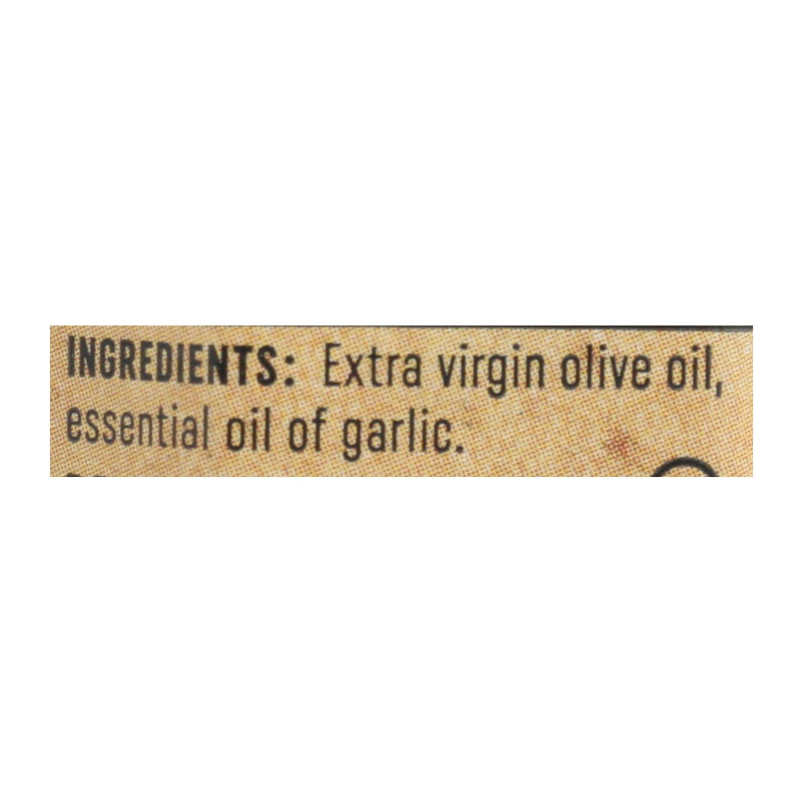 Lucini Italia Robust Garlic Extra Virgin Olive Oil - Case of 6 - 8.5 Fl oz.