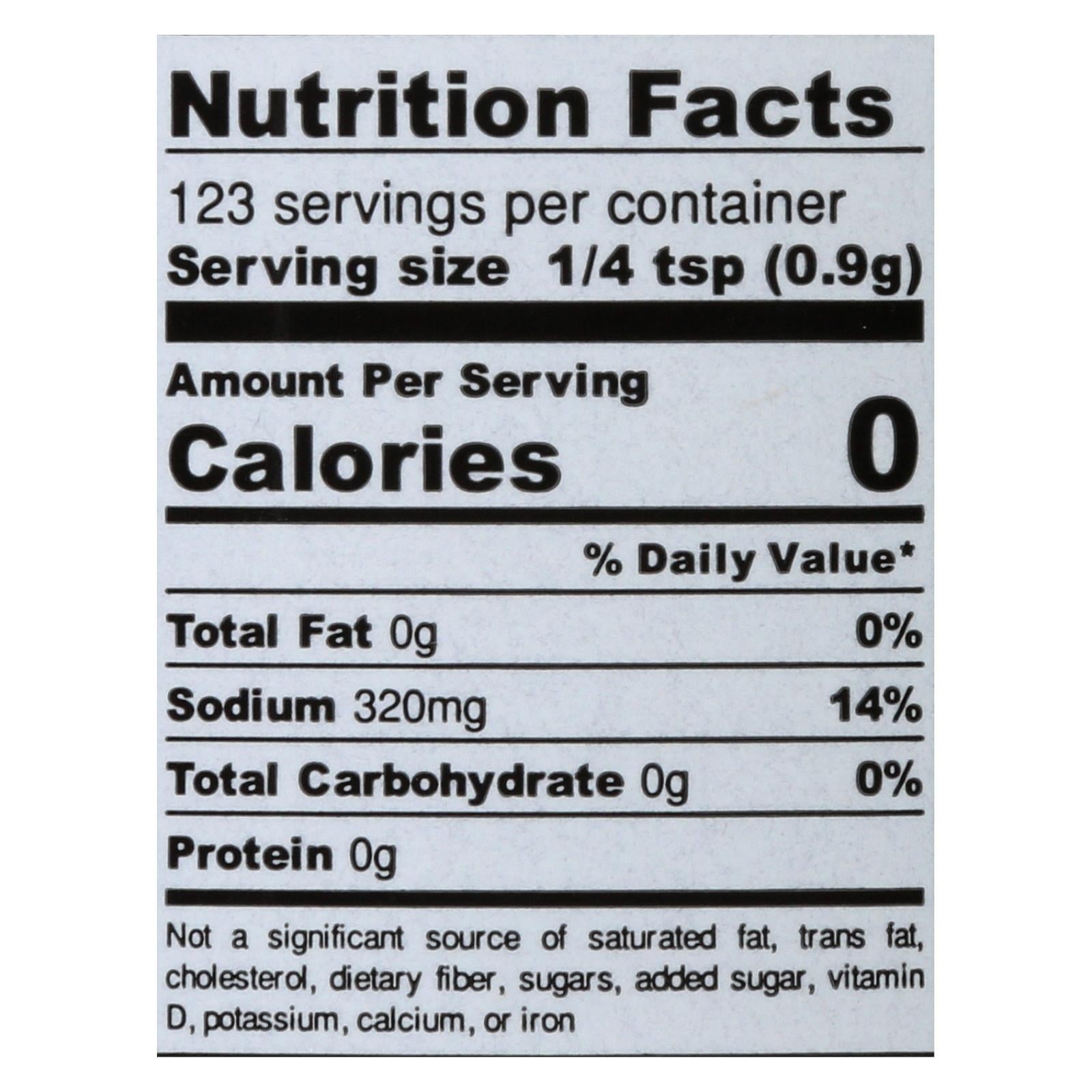 Borsari Seasoning Salt - Savory Blend, Perfect for Cooking, Case of 6, 4 Oz Jars