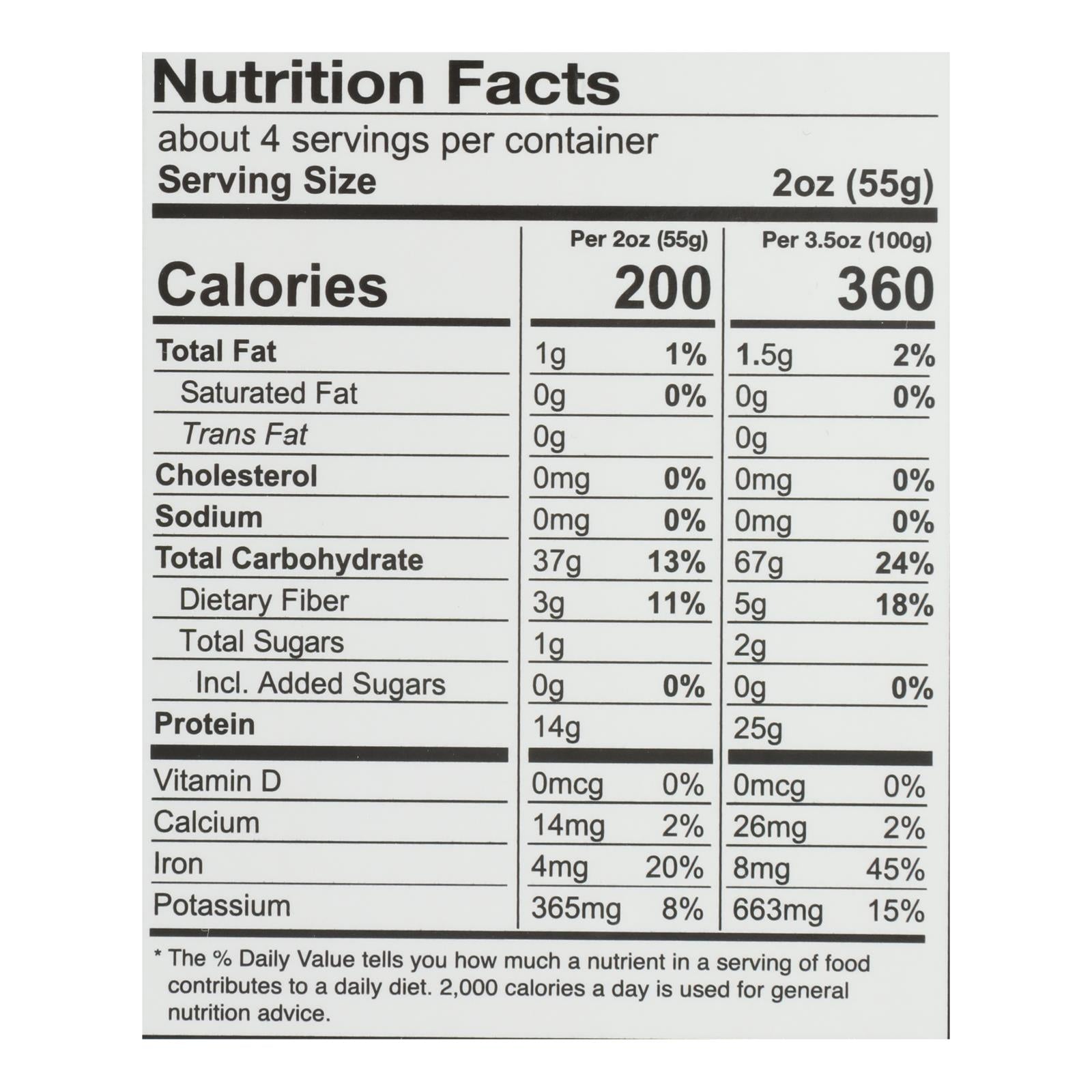 Ancient Harvest Pasta - Supergrain - Red Lentil and Quinoa Rotelle - Gluten Free - 8 oz - case of 6