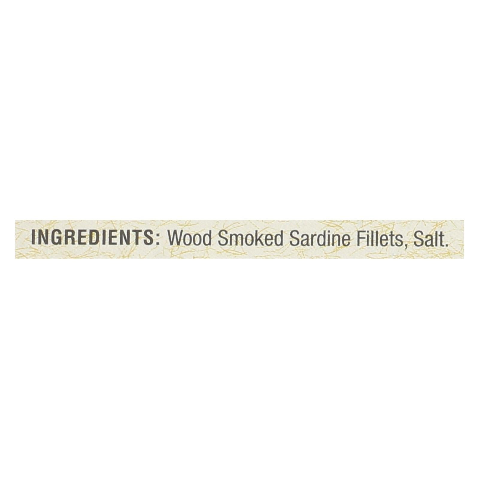 Bar Harbor - Smoked Sardine Fillets - Case of 12 - 6.7 oz.