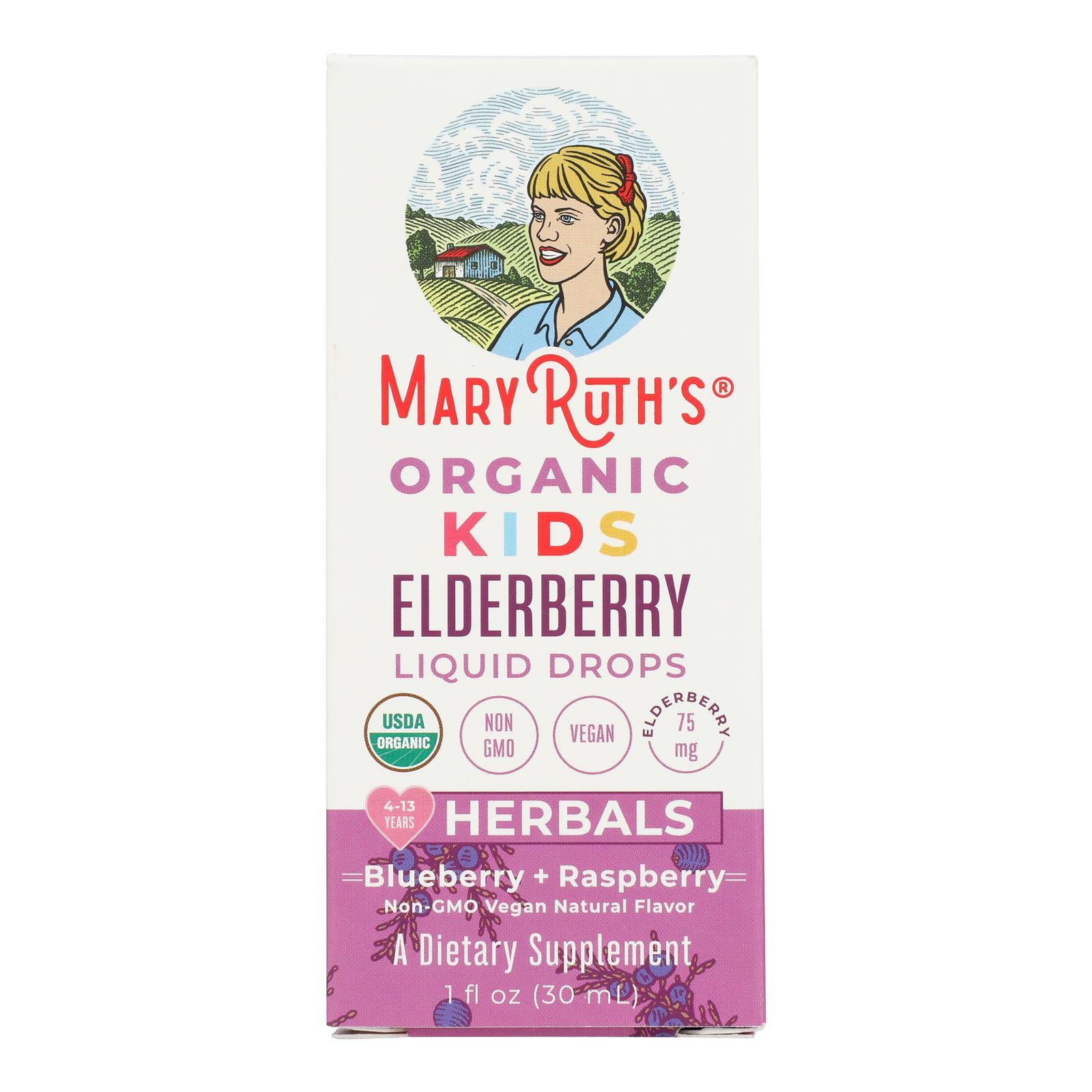 Mary Ruth's - Supp Liquid Eldrbry Kds - 1 Each-1 FZ
