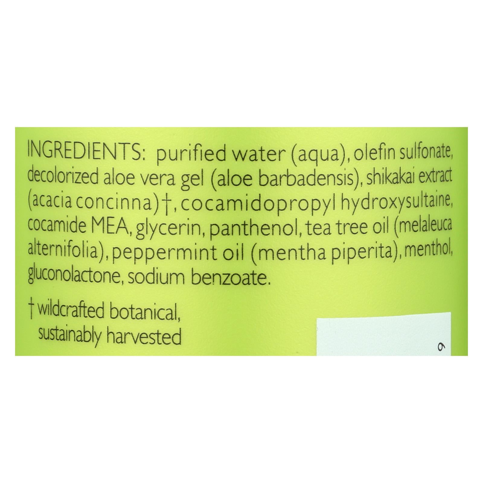 Shikai Tea Tree Shampoo 24 Fl Oz - Natural Hair Care for Oily Scalp & Soothing Relief