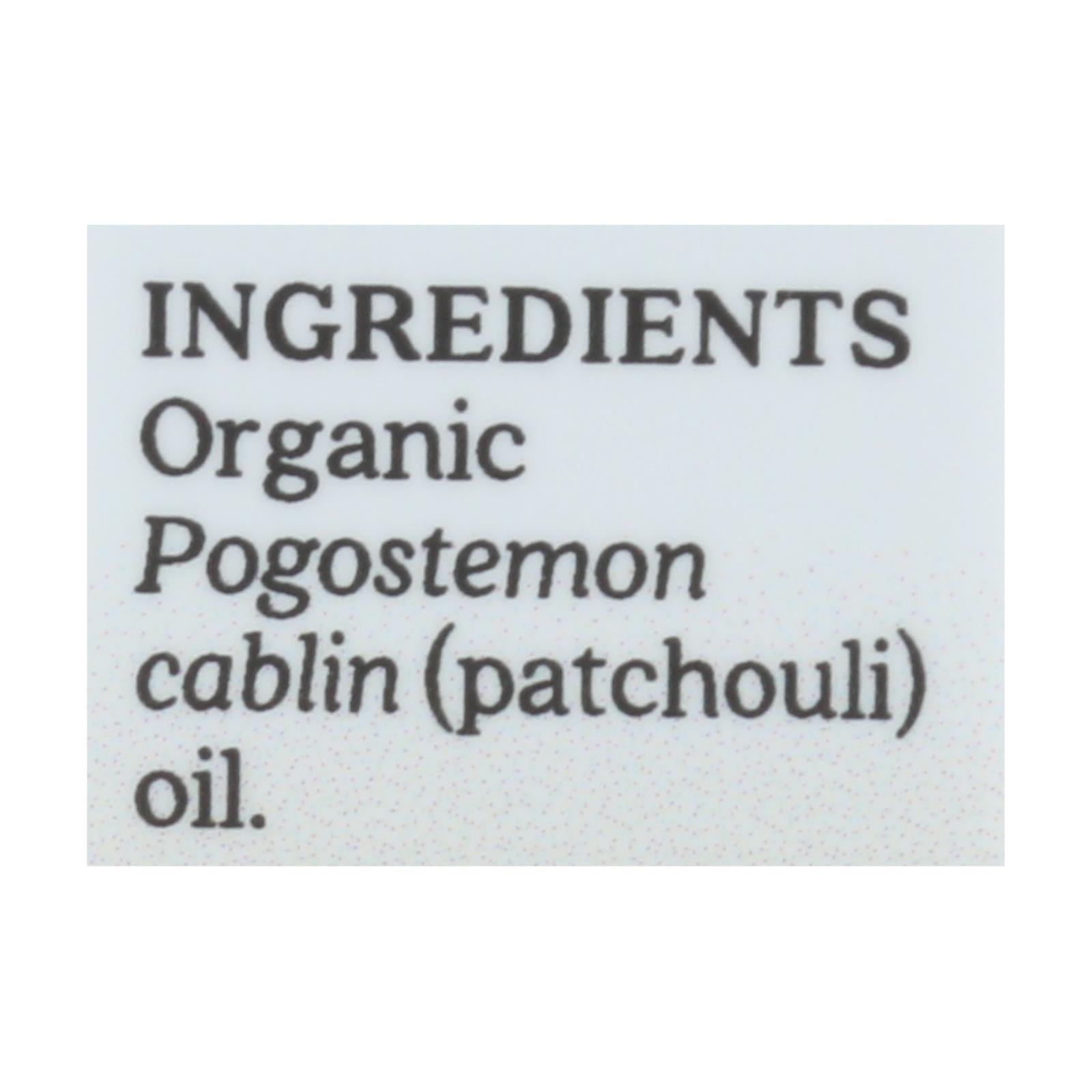 Aura Cacia Organic Dark Patchouli Essential Oil - 0.25 Fl Oz - Musky & Sensual Aromatherapy