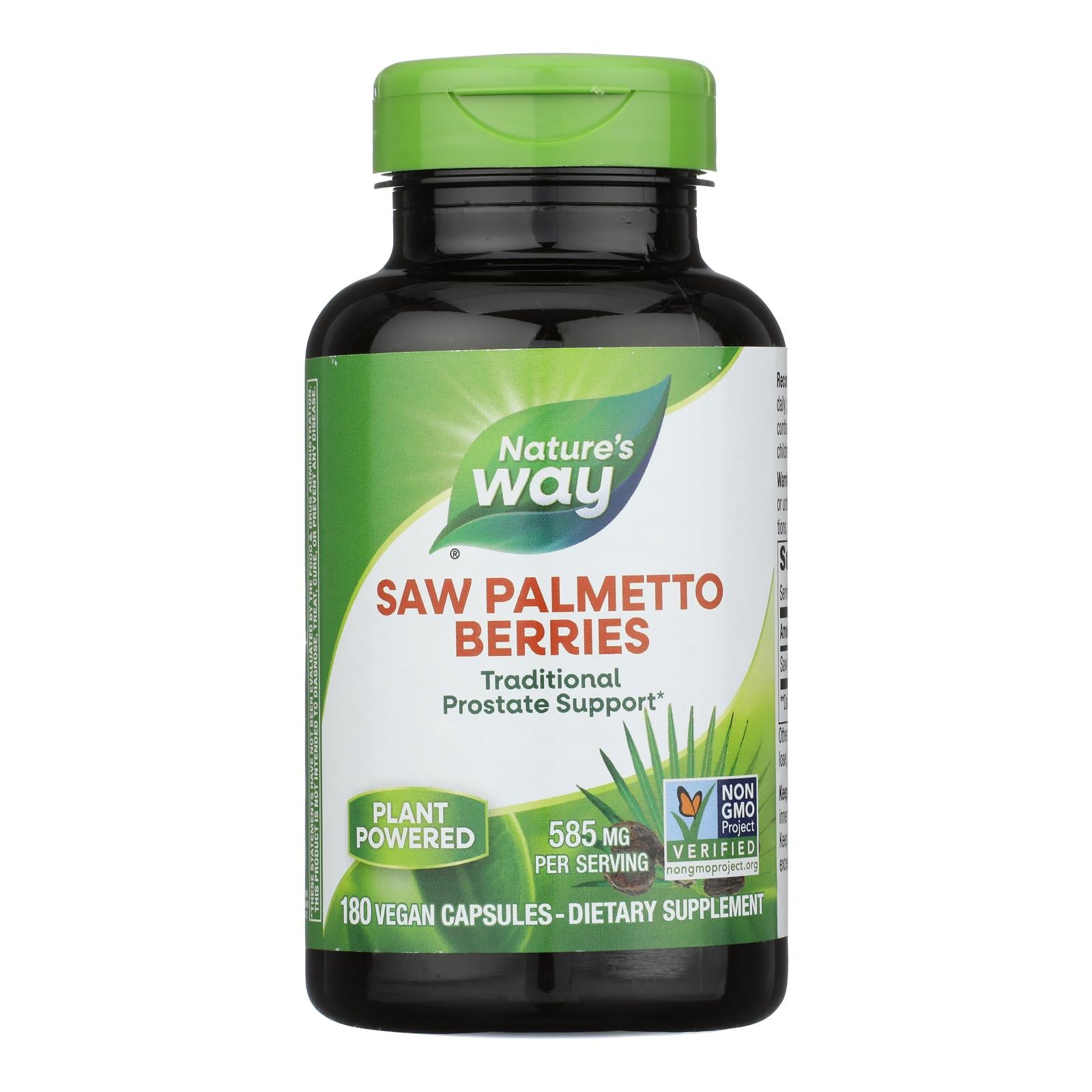 Nature's Way - Saw Palmetto Berries - 180 Capsules
