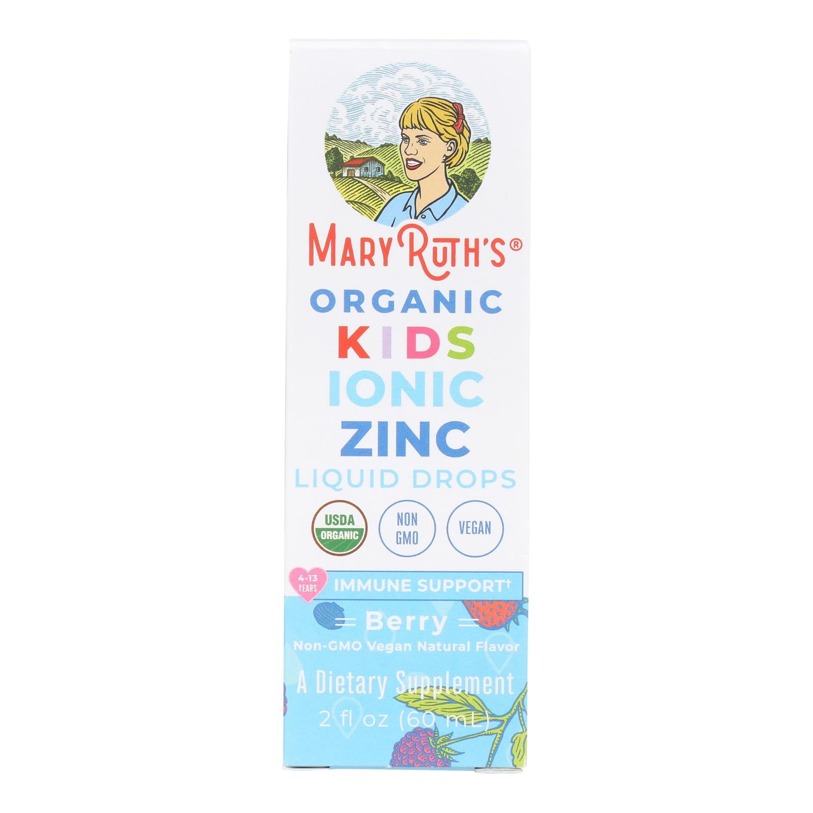 Mary Ruth's - Supp Liquid Ionic Znc Kd - 1 Each-2 FZ