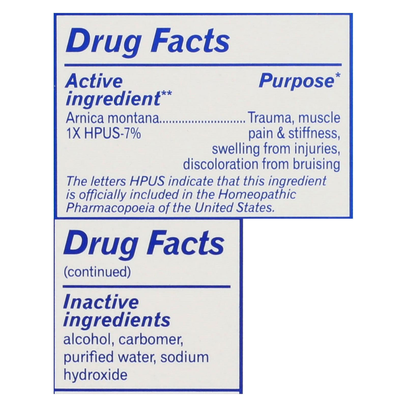 Boiron - Arnicare Gel - 2.6 oz