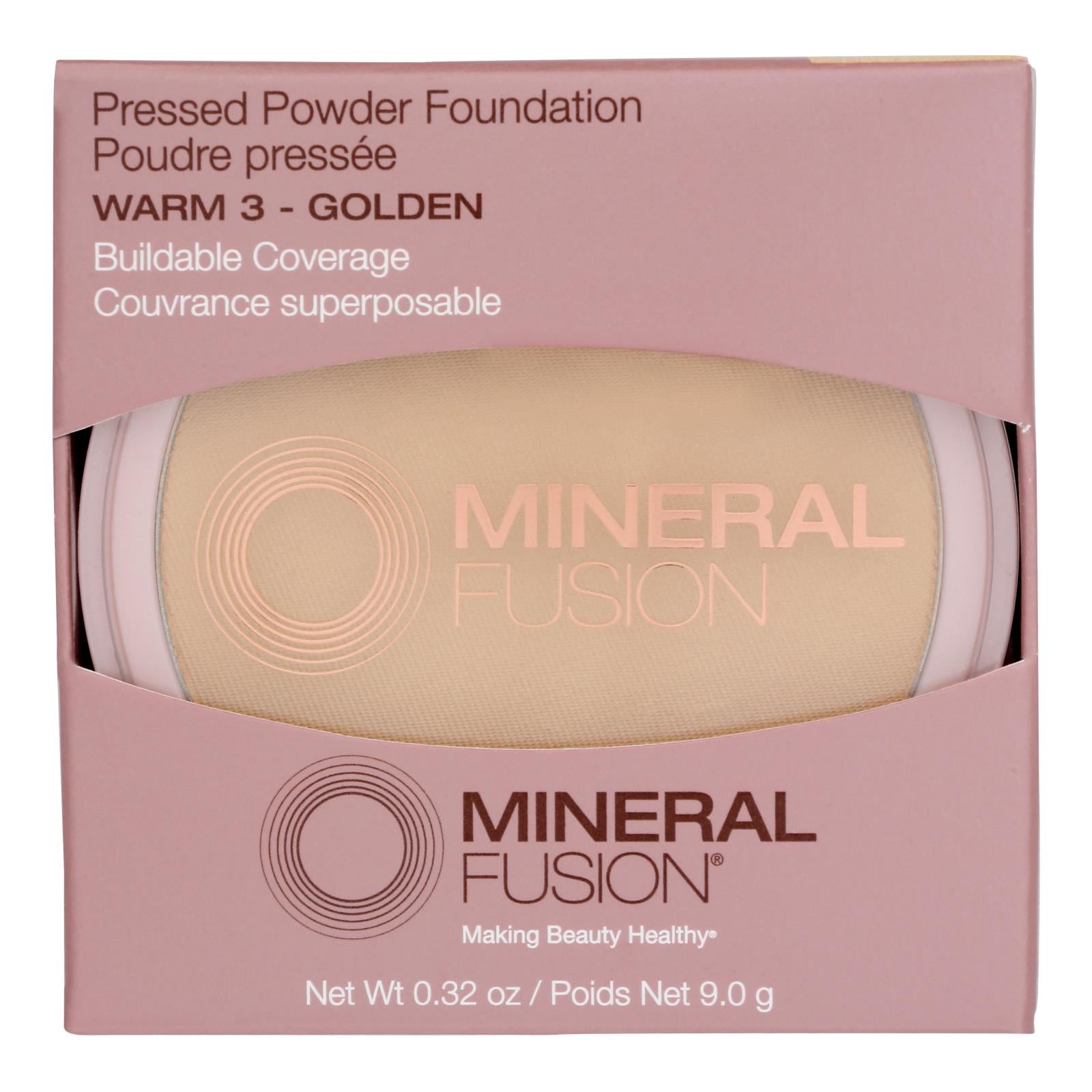Mineral Fusion - Mkup Pressed Base Warm 3 - 1 Each-.32 OZ