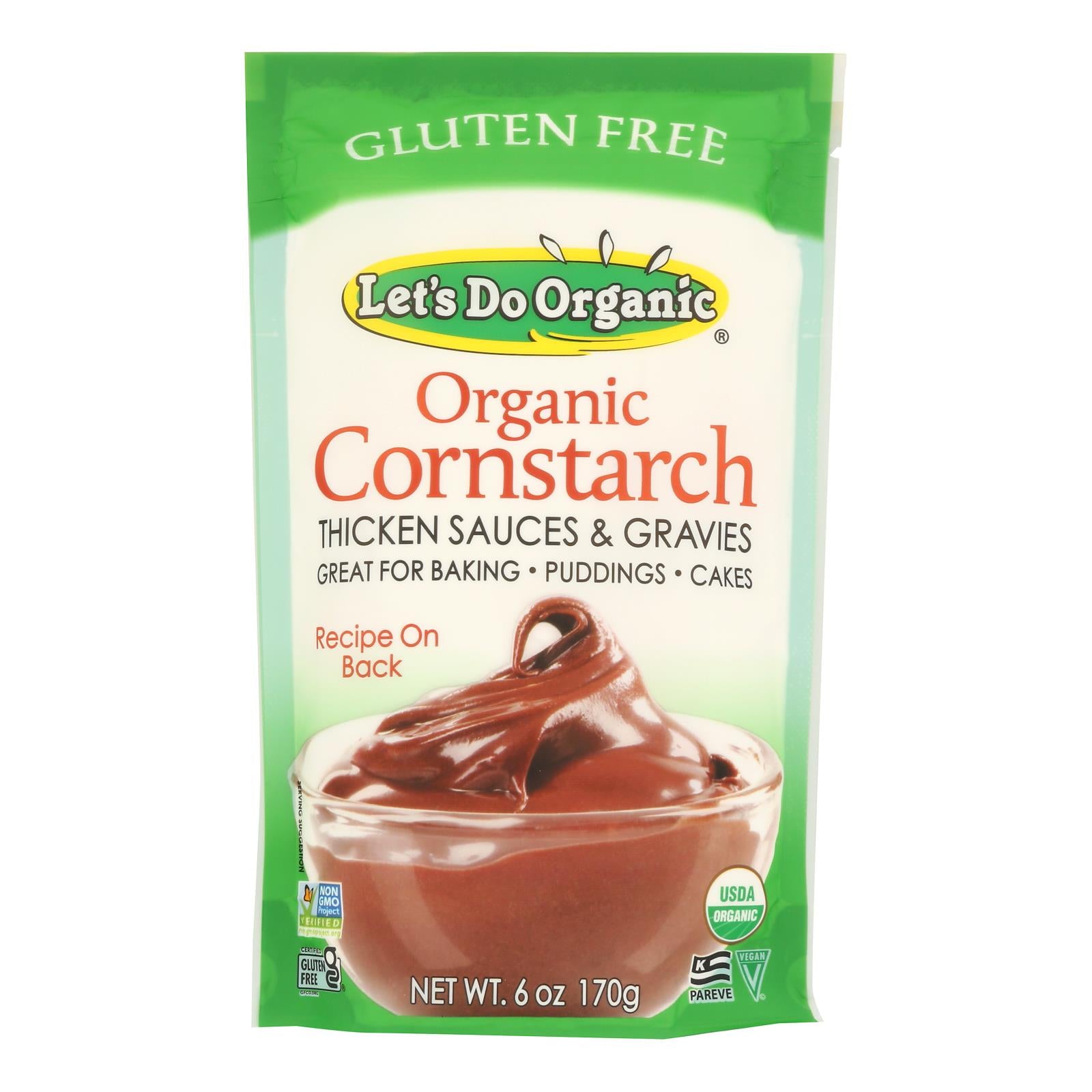 Let's Do Organics Cornstarch - Organic - 6 oz - Case of 6