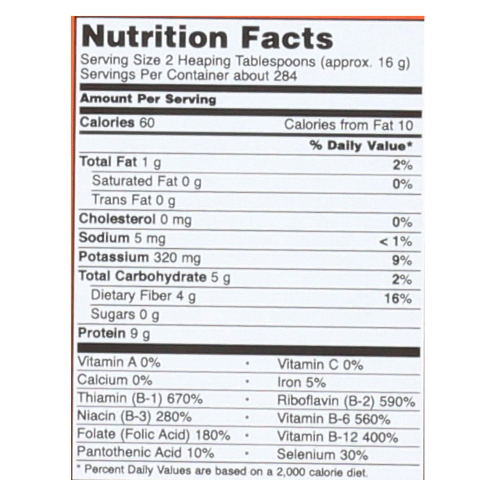 Now Foods - Yeast Flakes Nutritional - Case of 10 - LB