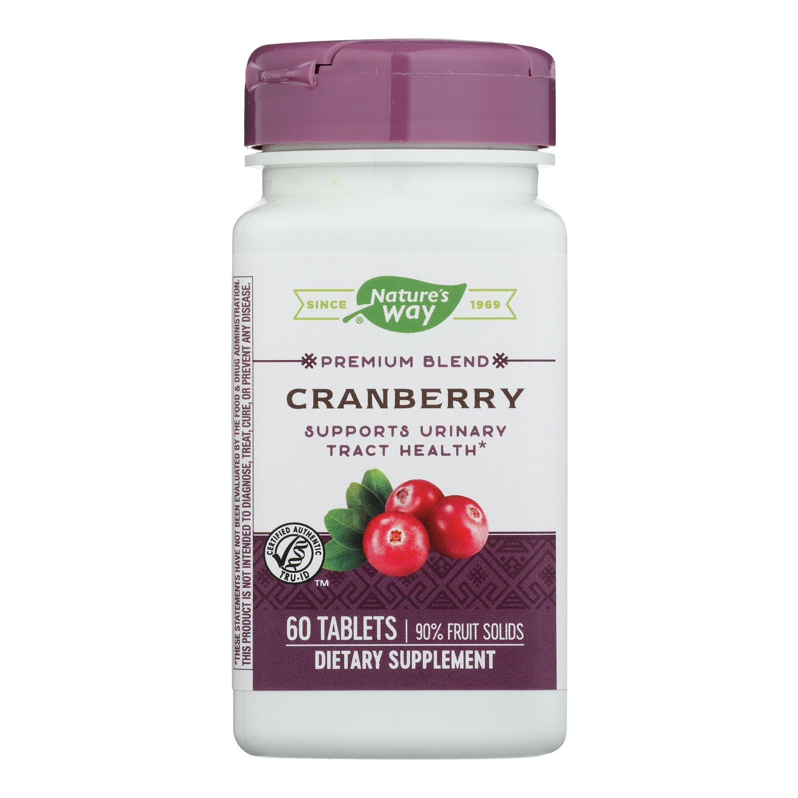 Nature's Way - Standardized Cranberry - 60 Tablets