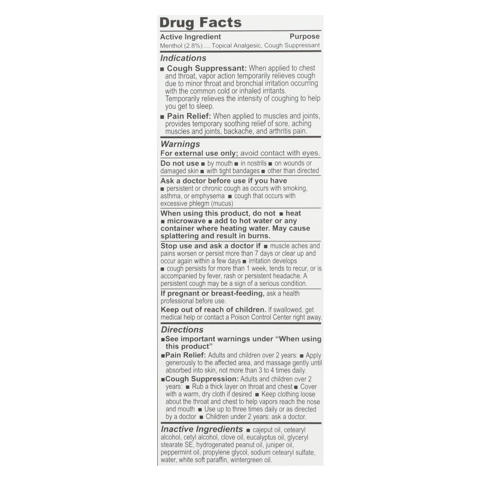 Olbas Herbal Analgesic Salve - Natural Pain Relief for Back and Joints - 1 Oz