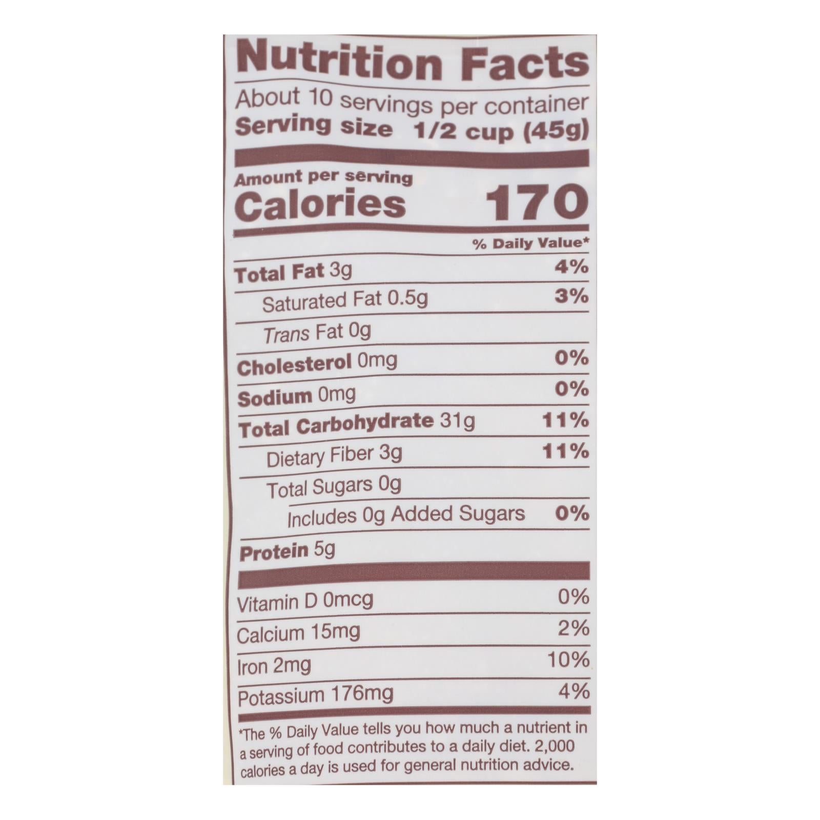 Bob's Red Mill - Oats - Organic Quick Cooking Rolled Oats - Whole Grain - Case of 4 - 16 oz.