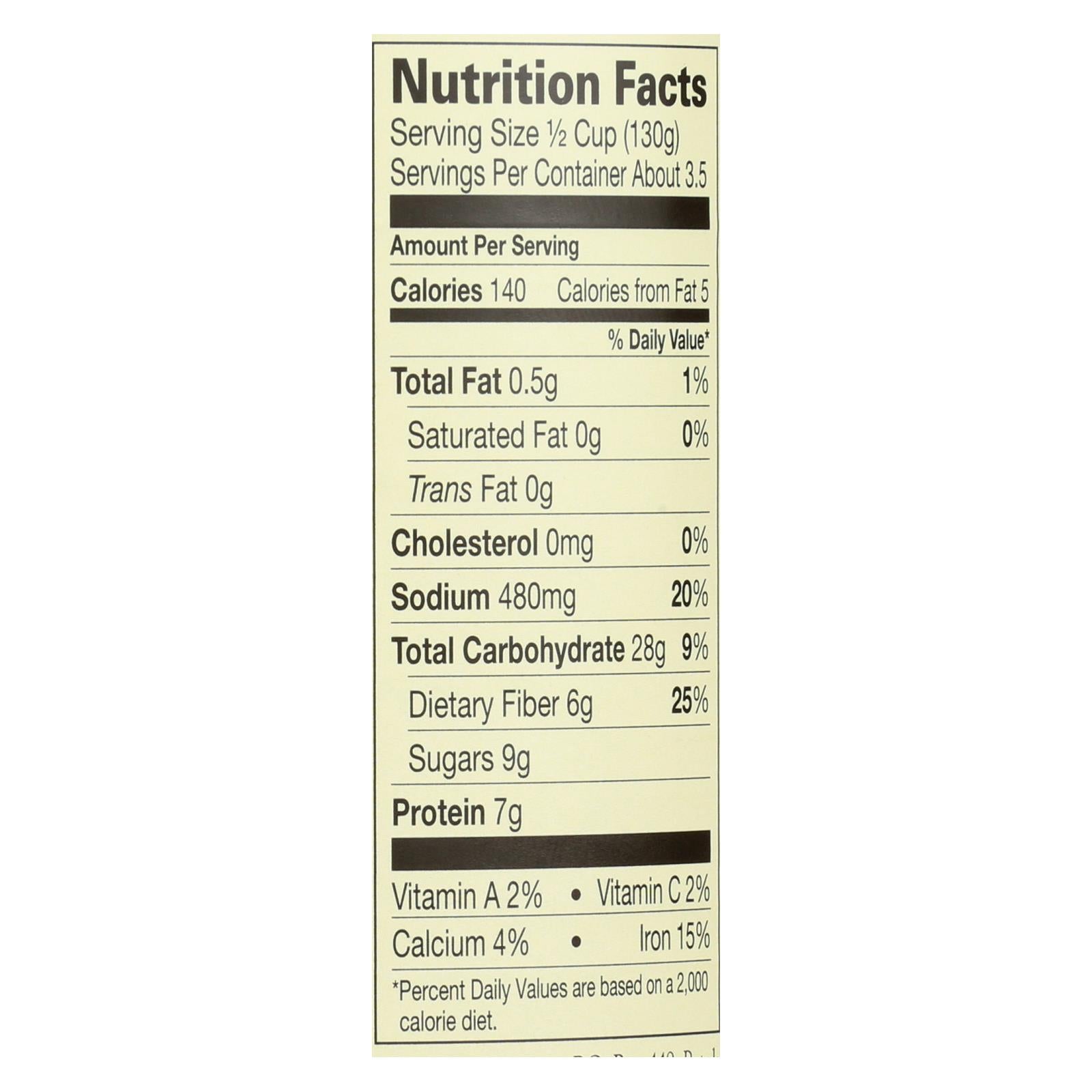 Amy's - Organic Vegetarian Baked Beans - Case of 12 - 15 oz.