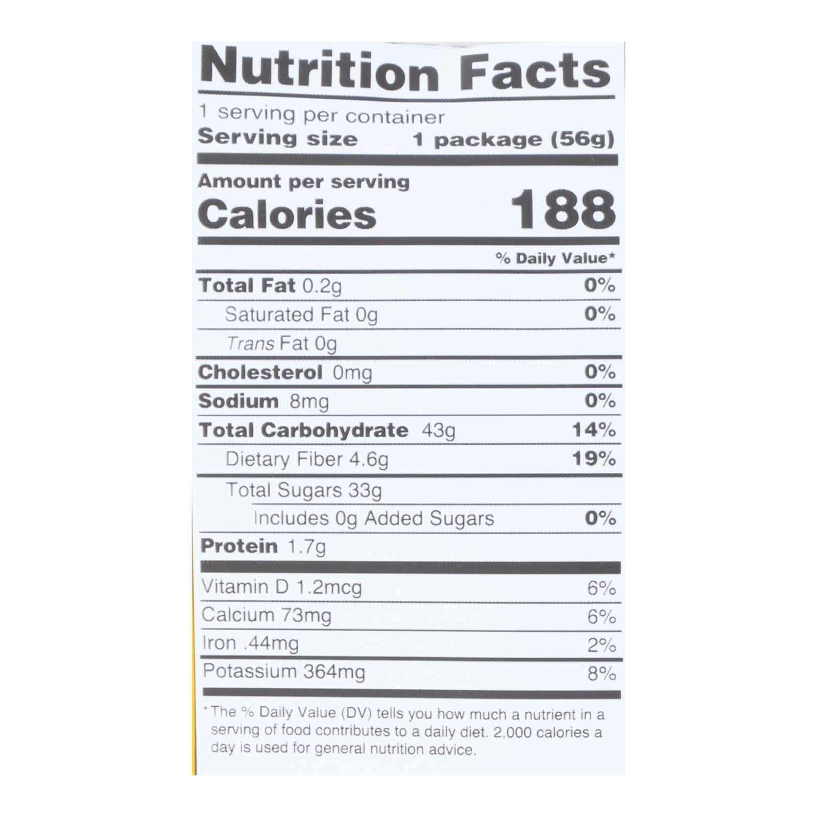 Mavuno Harvest Gluten - Free Dried Pineapple - Case of 6 - 2 oz.