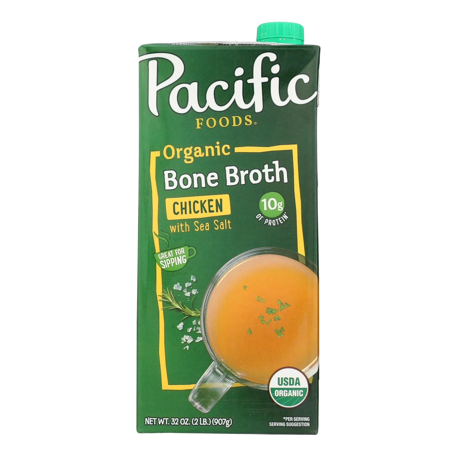 Pacific Natural Foods - Broth Bone Chicken - Case of 12 - 32 OZ