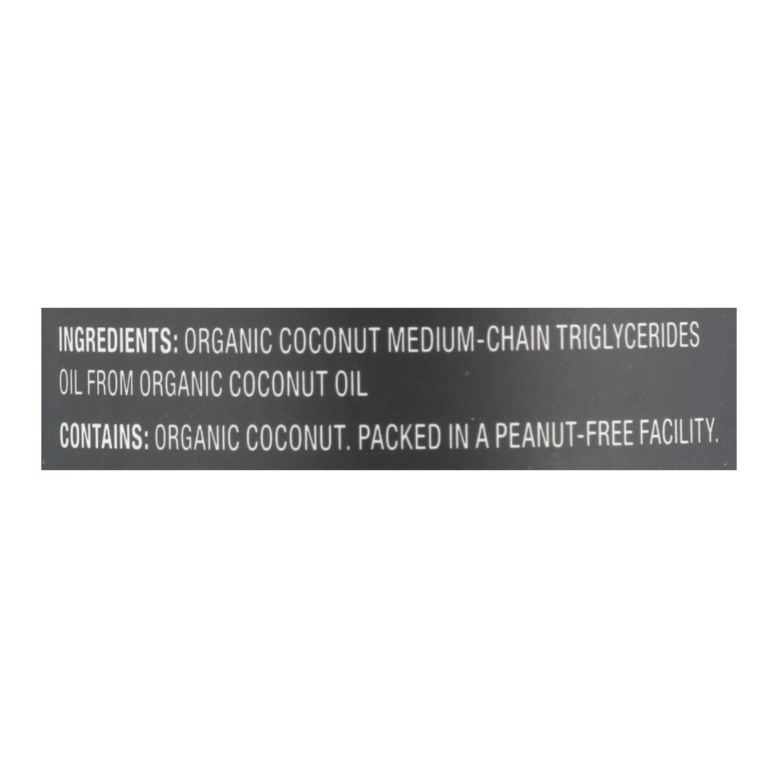 Nutiva 100% Organic Mct Oil - From Coconut - Unflavored - 16 fl oz