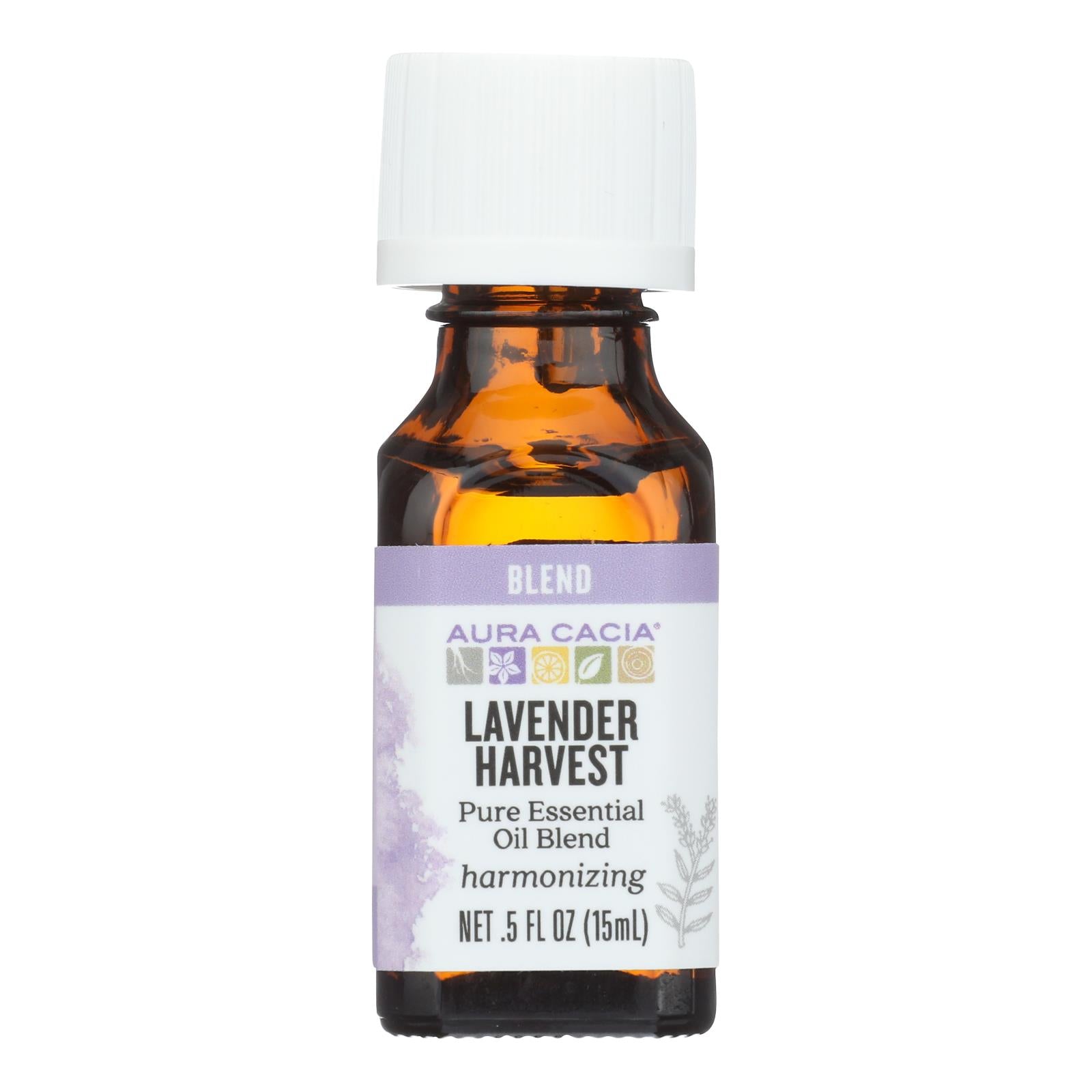 Aura Cacia - Pure Essential Oil Lavender Harvest - 0.5 fl oz