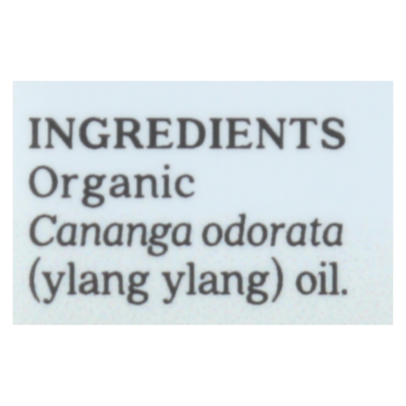 Aura Cacia - Organic Essential Oil - Ylang Ylang - .25 oz