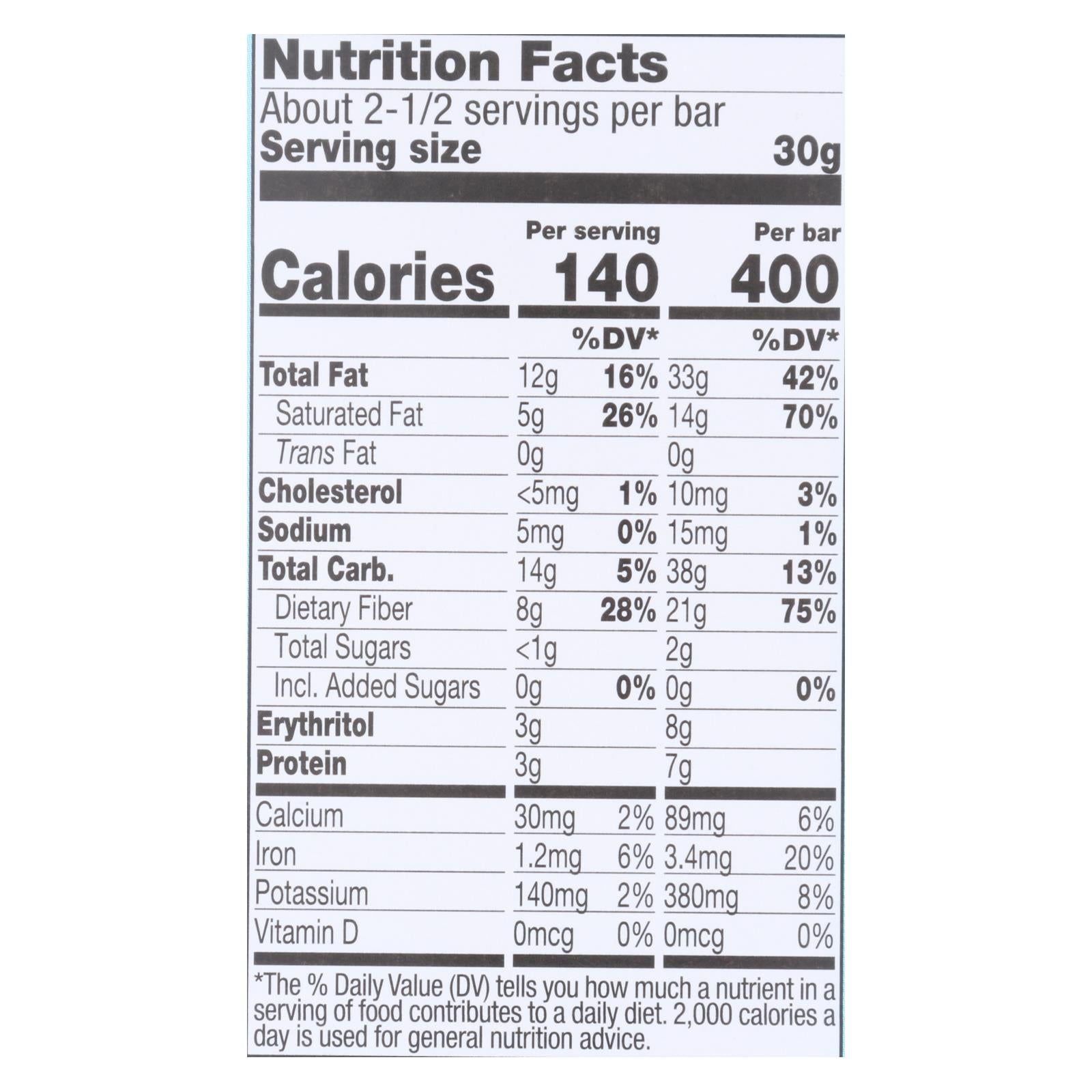 Lilys - Bar Chocolate 40% Hazelnut - Case of 12-2.8 OZ