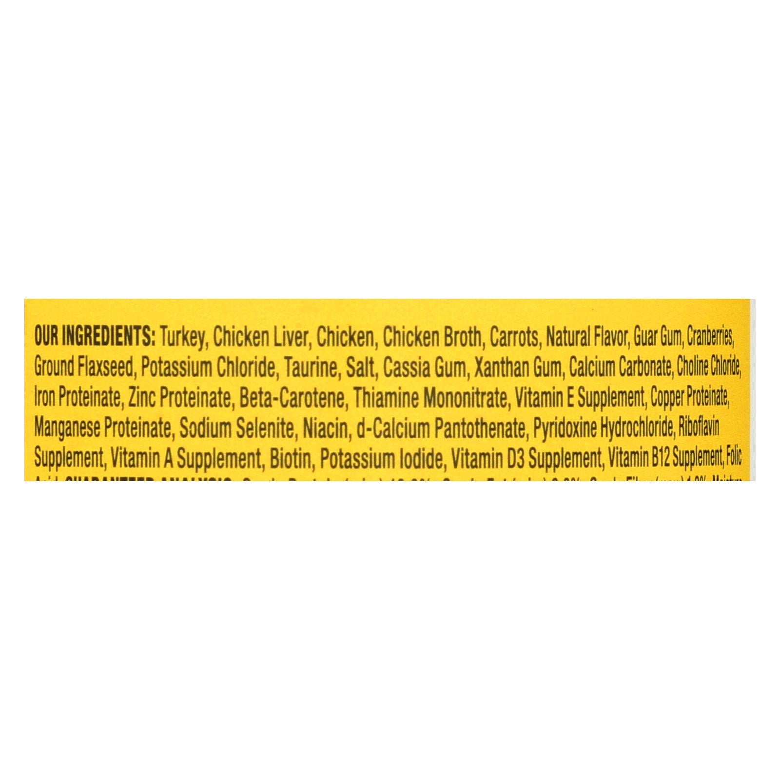 Wellness Pet Products Cat Food - Turkey Recipe - Case of 24 - 3 oz.
