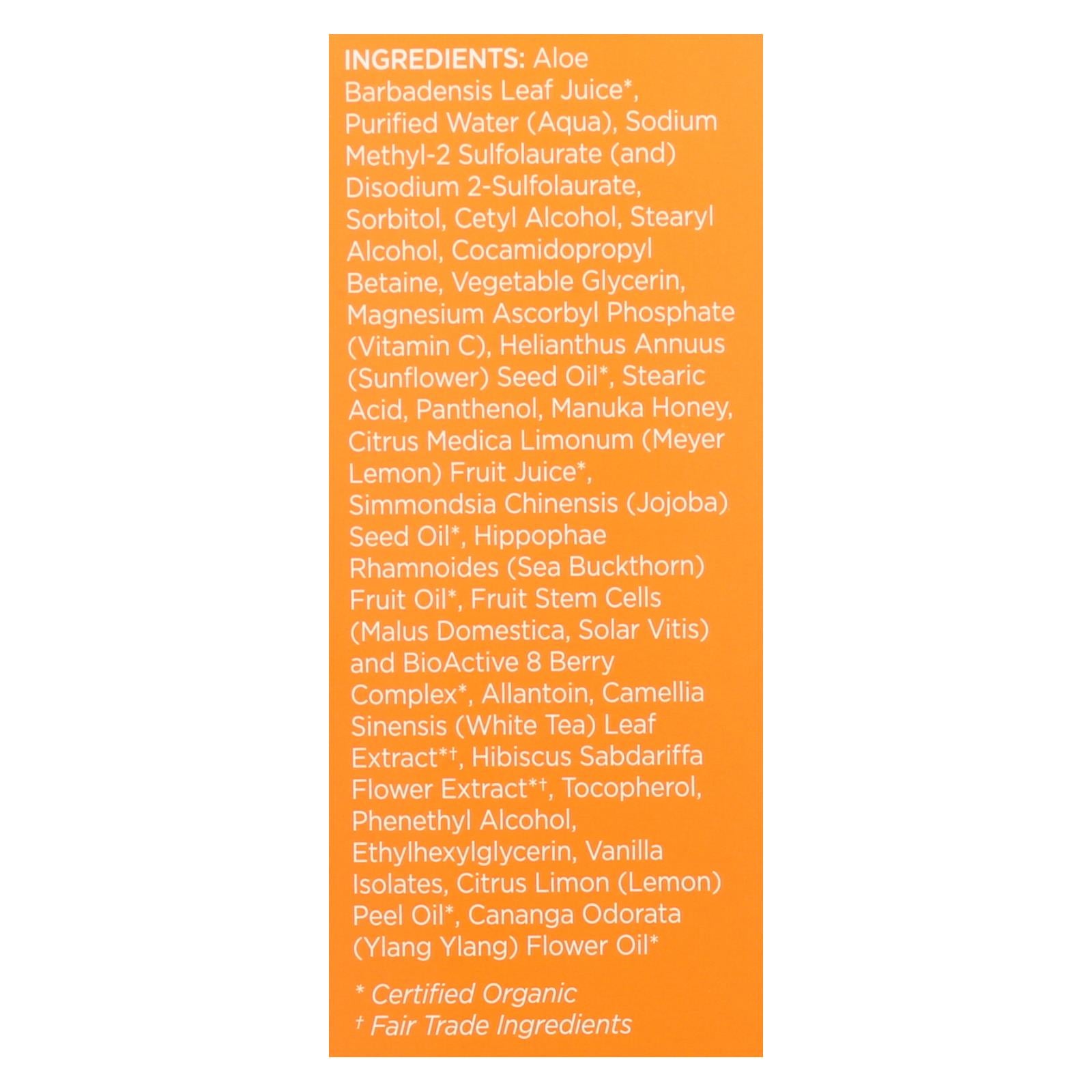 Andalou Naturals Creamy Cleanser For Combination Skin Meyer Lemon - 6 fl oz