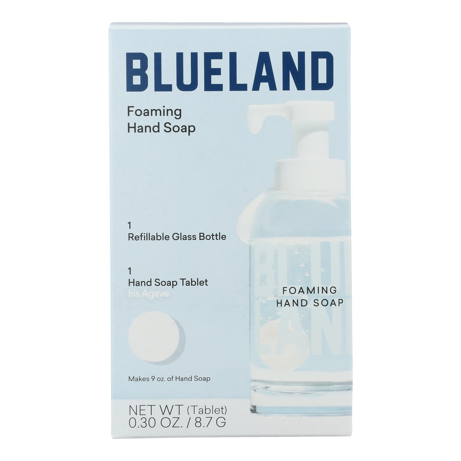 Blueland Hand Soap Starter Kit - Iris Scent, Eco-Friendly, 1.3 OZ