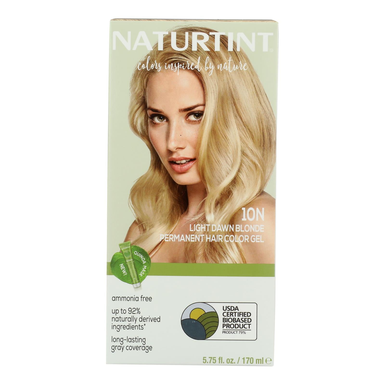 Naturtint Hair Color - Permanent - 10N - Light Dawn Blonde - 5.28 oz