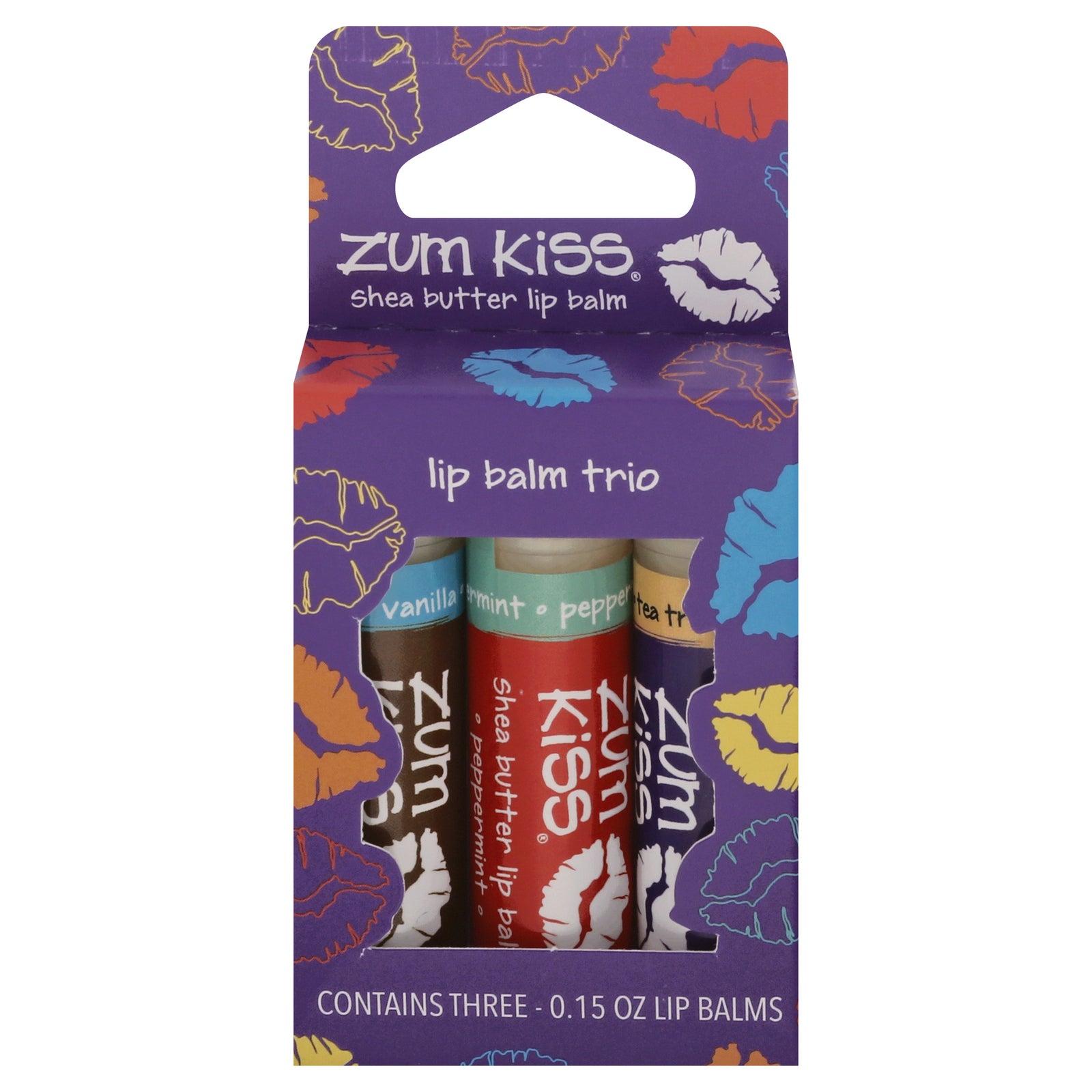 Zum - Kiss Lip Balm Trio Asst - EA of 1-3 CT