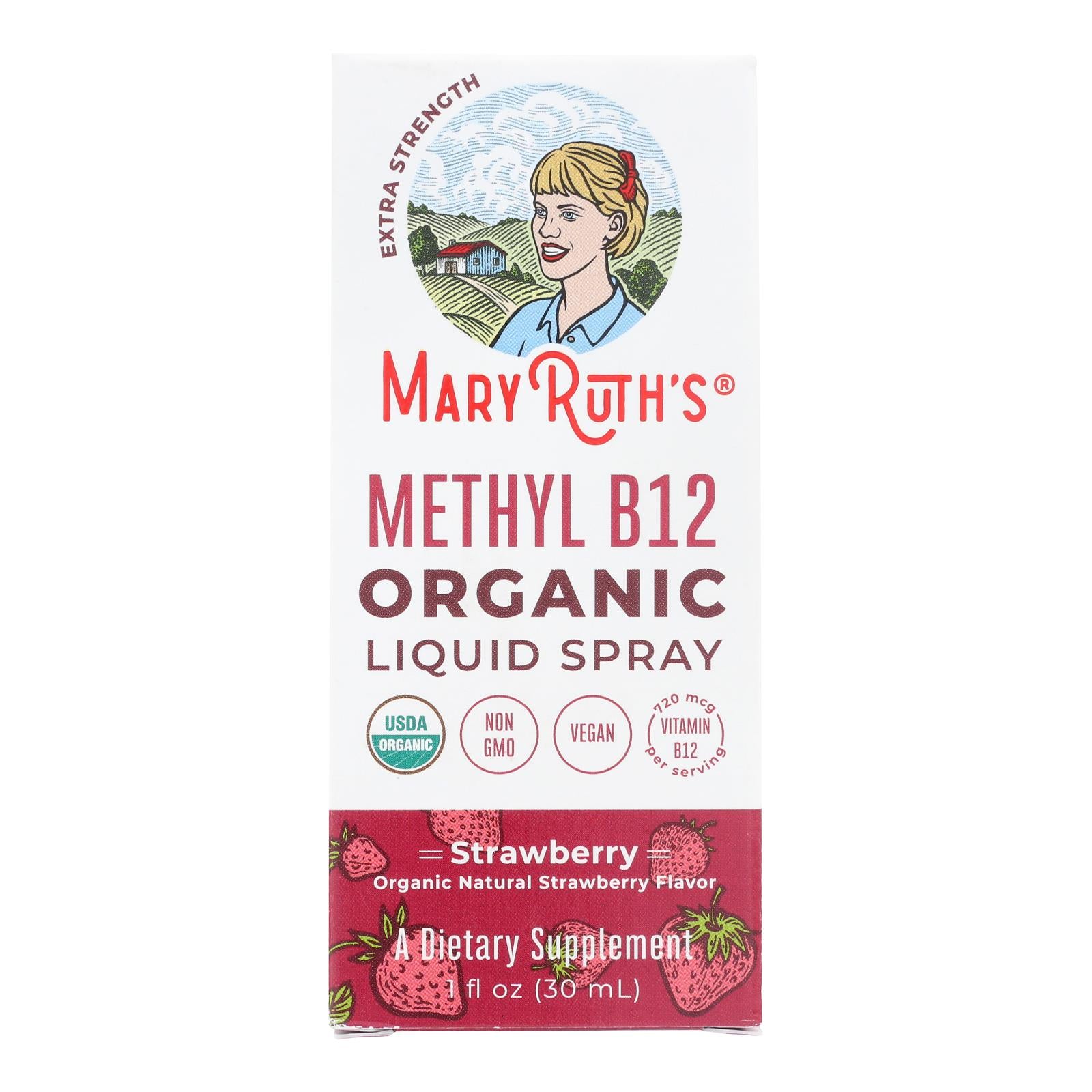 Mary Ruth's - B12 Spray Og2 Strawberry - EA of 1-1 FZ