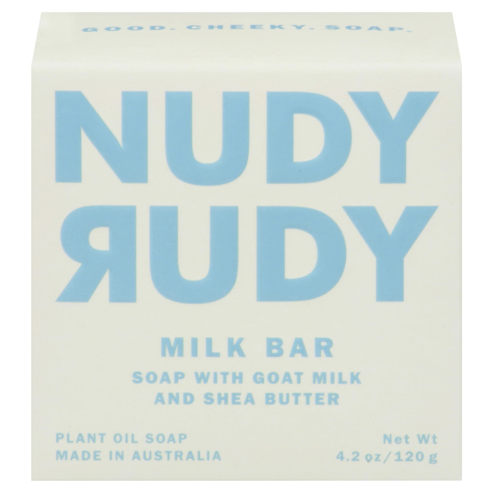 Nudy Rudy Milk Soap Bar - 4.2 OZ Moisturizing Cleanser for Soft, Hydrated Skin