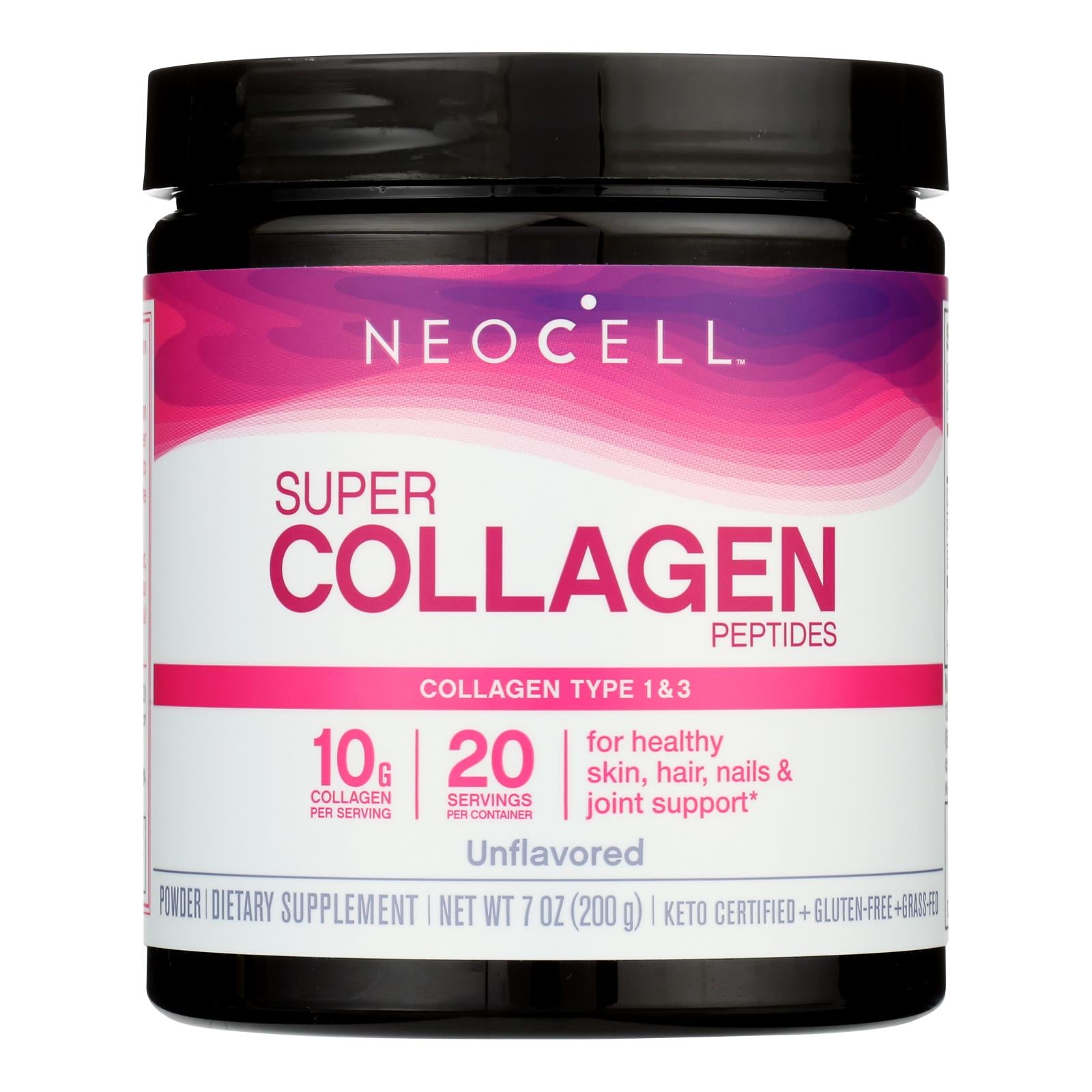 NeoCell Super Collagen Type 1 and 3 Powder - 6600 mg - 7 oz