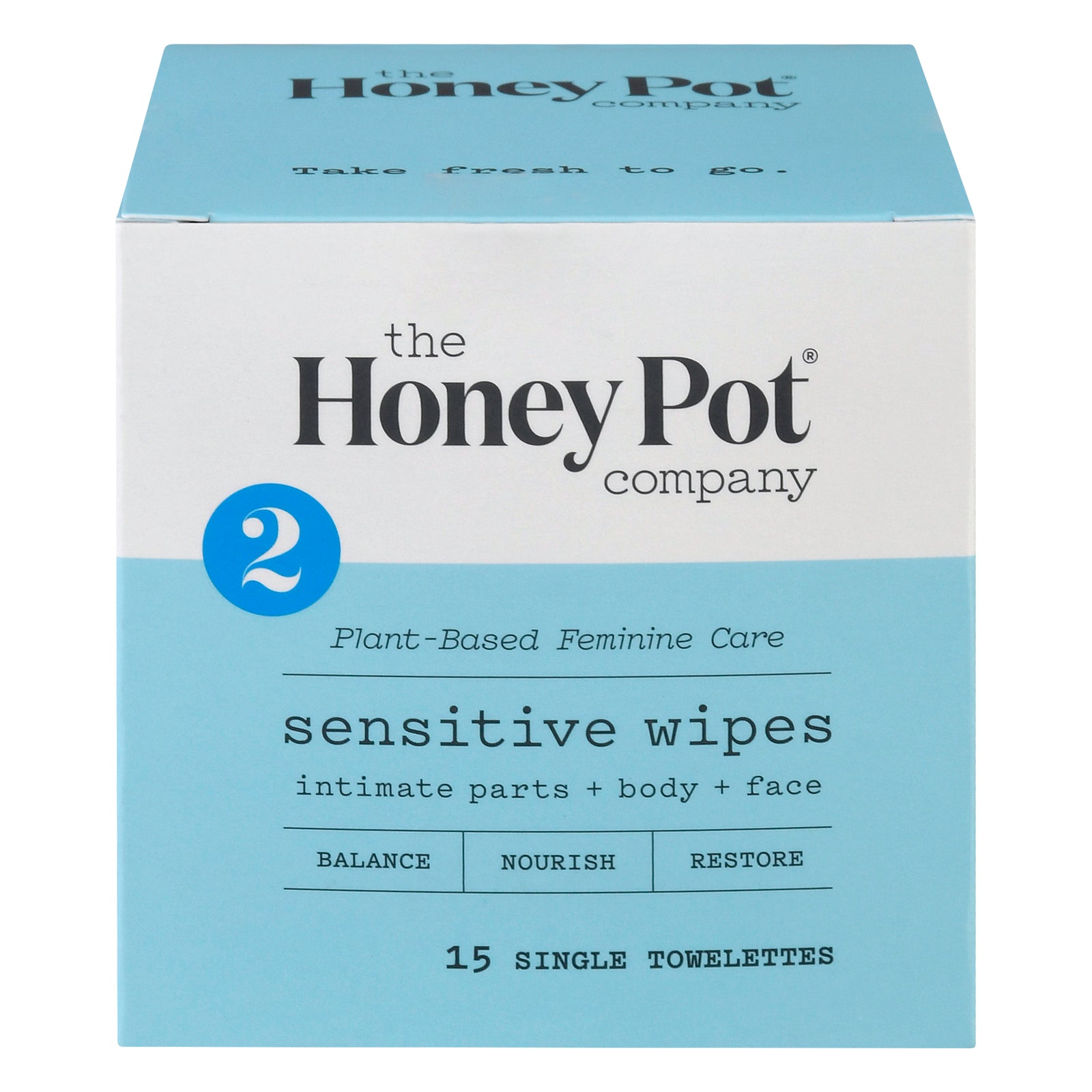 The Honey Pot - Wipes Intimate Snstve Ind - EA of 1-15 CT