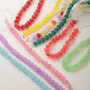 Colorful Resin Heart Necklace