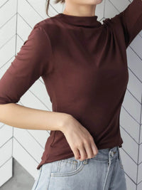 Men's Solid Color Short Sleeve T-Shirt - 100% Polyester, Slightly Stretchy, Imported - Store 42