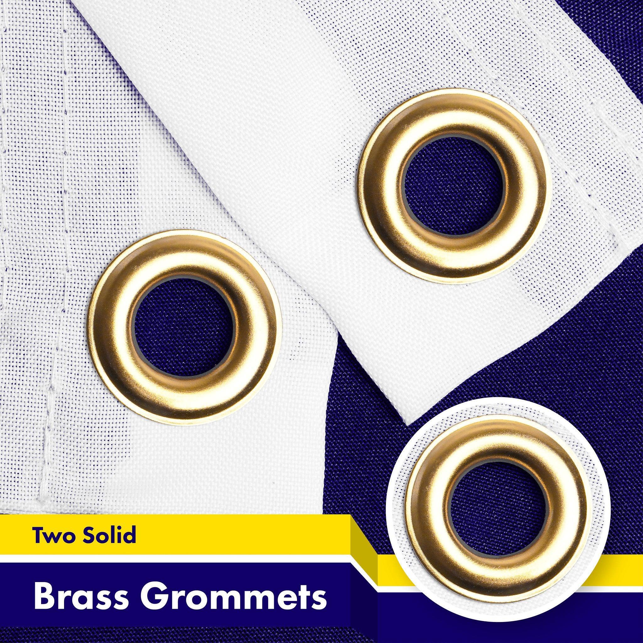 5 Pack Montana MT State Flags 3x5 Ft | 150D Polyester, Vibrant Colors, Brass Grommets, Durable Design