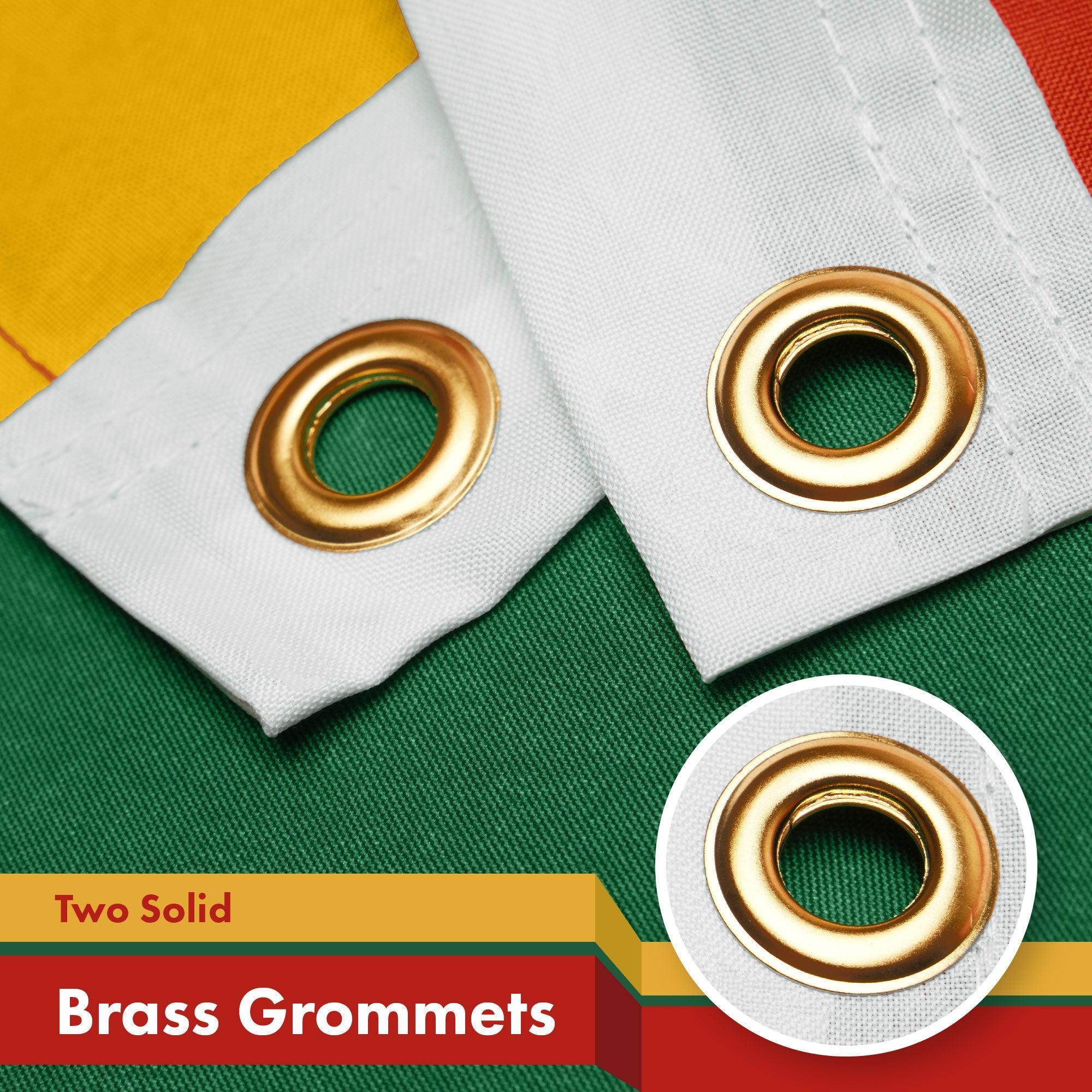 Lithuania Lithuanian Flag 3x5 Ft 5-Pack Printed 150D Polyester