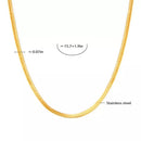 18K Gold-Plated Minimalist Necklace
