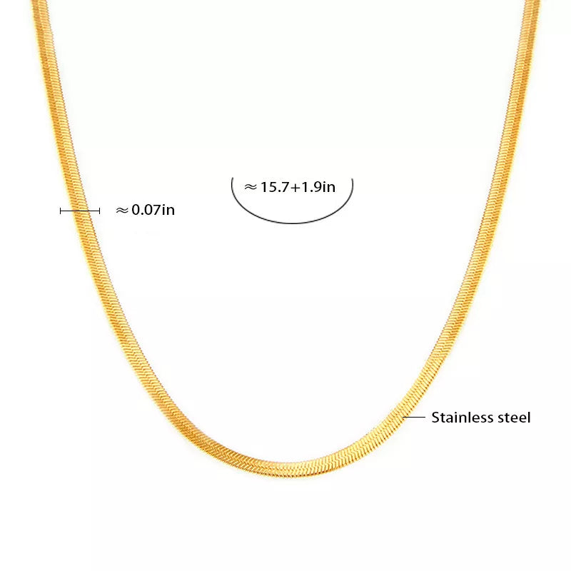 18K Gold-Plated Minimalist Necklace