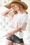 BiBi Triblend Knit with Leopard Block Out Stitching - Store 42