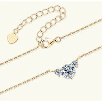 1.2 Carat Moissanite Necklace in 925 Sterling Silver | D Color VVS1 Clarity, Elegant Design - Store 42
