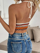 Halter Neck Short Cami