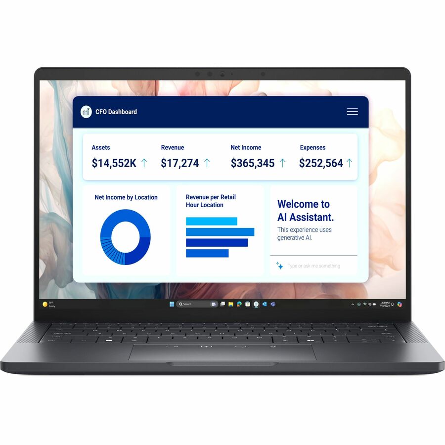 Dell Pro 13 Premium AI Laptop | 32GB RAM, 512GB SSD, 13.3" FHD Display, 20.80 Hours Battery