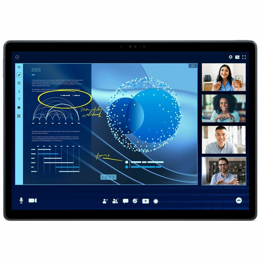 Dell Latitude 7350 Tablet - 13" 3K Touchscreen, Intel Core Ultra, 16GB RAM, 512GB SSD, Versatile Design