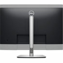 Back view of the Dell P2725HE 27" Monitor displaying its sleek design and adjustable stand, perfect for ergonomic setups in home or office environments.