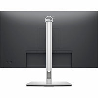 Back view of the Dell P2725HE 27" Monitor showcasing its adjustable stand and sleek design for ergonomic comfort.