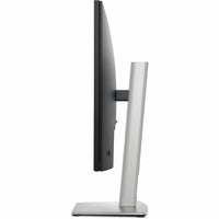 Side profile of the Dell P2725HE 27" Monitor emphasizing its elegant form and modern aesthetics.