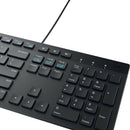 Dell KM300C Wired Keyboard And Optical Mouse Bundle - Full Layout Chiclet Keys & 1000 DPI Tracking