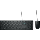 Dell KM300C Wired Keyboard And Optical Mouse Bundle - Full Layout Chiclet Keys & 1000 DPI Tracking